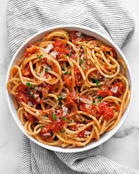 recipe for pasta sauce using fresh tomatoes