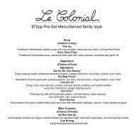 Exploring the Exquisite Le Colonial Wine List: A Culinary Journey Through Fine Wines